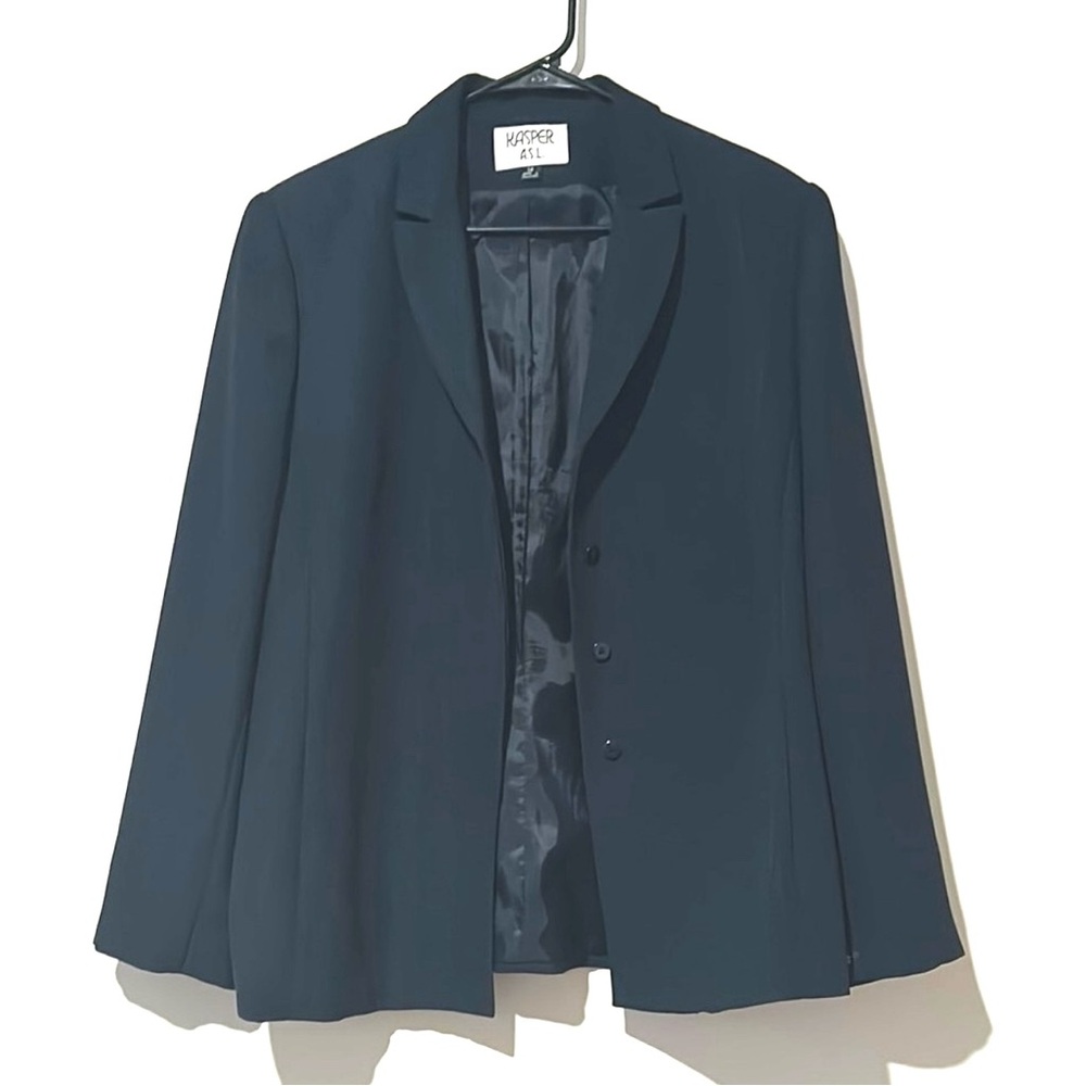 Kasper ASL Women's Size 14 Black Blazer